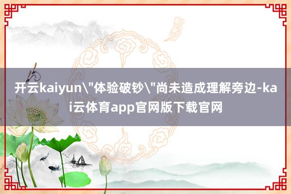 开云kaiyun